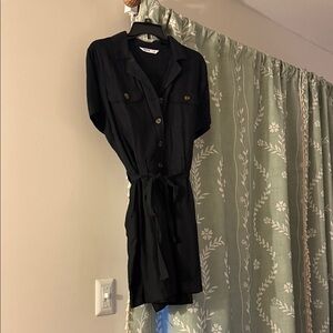 Sonoma Black Button-Up Top
